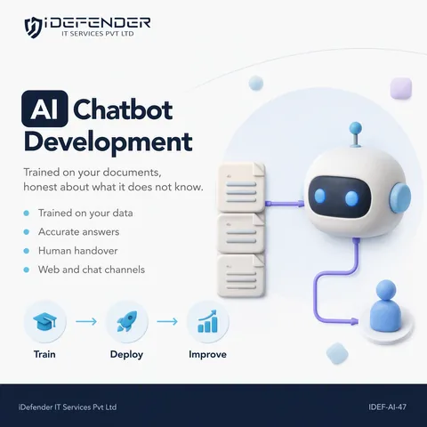 AI Chatbot Development & LLM Integration Service for Business — iDefender service tile