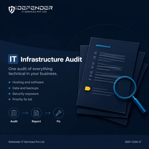 IT Infrastructure Audit & Business Technology Health Check Service — iDefender service tile