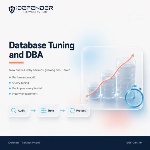 Database Administration & Performance Tuning Services - MySQL, PostgreSQL, MongoDB — iDefender service tile