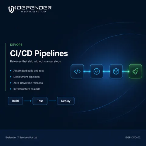 DevOps Consulting & CI/CD Pipeline Setup Services — iDefender service tile