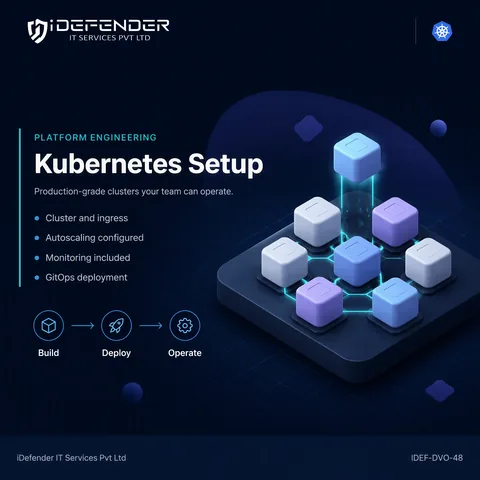 Kubernetes Cluster Setup, Migration & Management Service — iDefender service tile