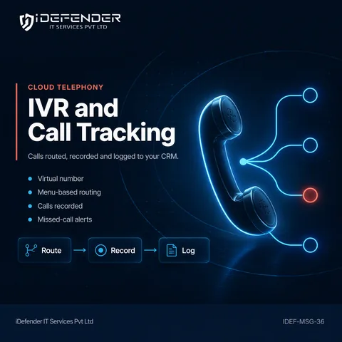 IVR System & Cloud Telephony Setup Service - Virtual Number & Call Tracking — iDefender service tile