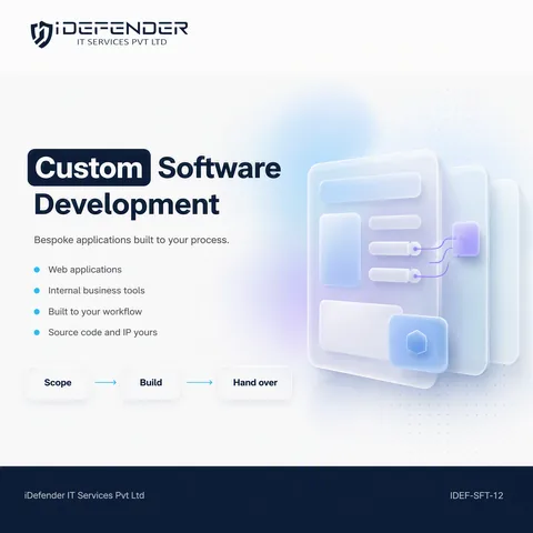 Custom Software Development & Web Application Services — iDefender service tile