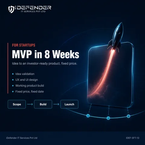 MVP Development Service for Startups - 8 Week Launch — iDefender service tile