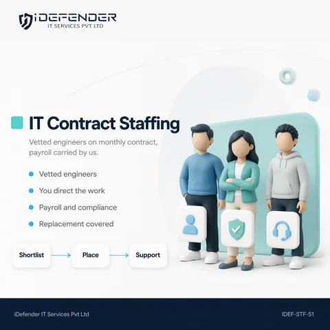 IT Manpower Outsourcing & Contract Staffing Services — iDefender service tile