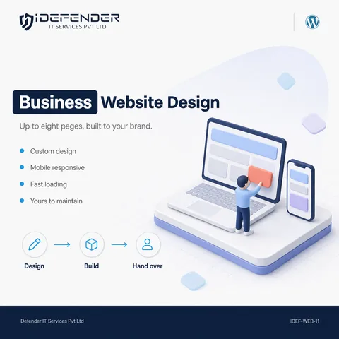 Business Website Design & Development Service - Mobile Responsive — iDefender service tile